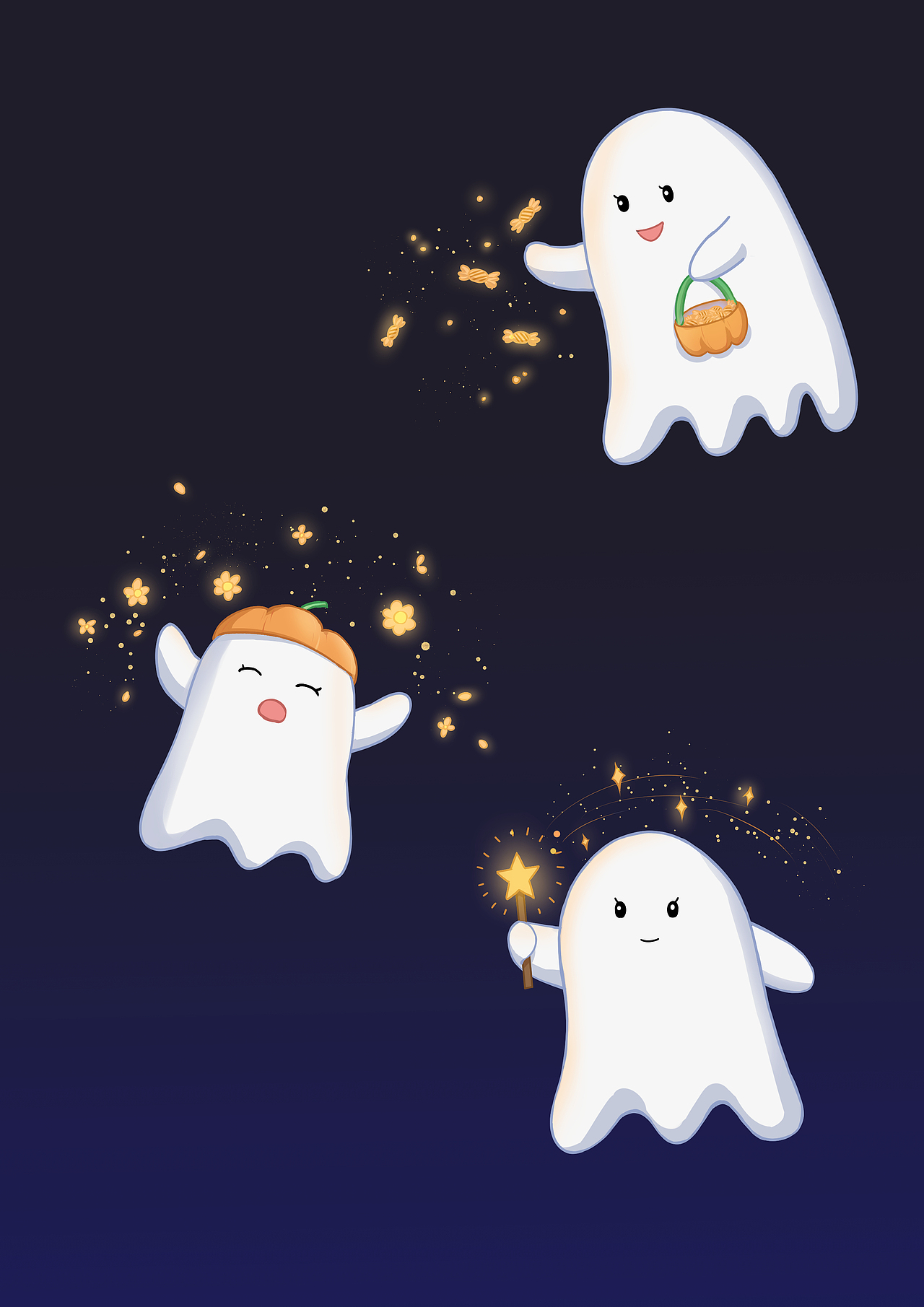 在萬(wàn)圣節(jié)的小魔女（圖ZMzc5NDcxMTY0） - 商業(yè)插畫(huà) - 站酷設(shè)計(jì)師蘭若煙蘿原創(chuàng)素材 - 站酷ZCOOL