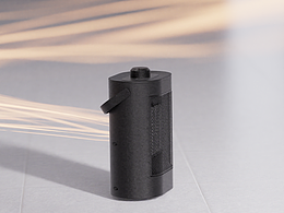 【产品动画】- 小家电  黑色暖风机三维动画视频