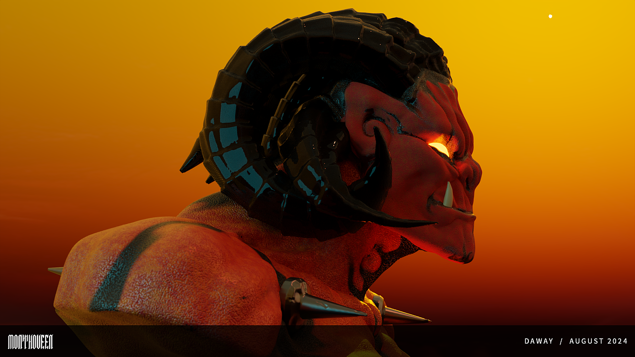 恶魔Monthveen blender练习