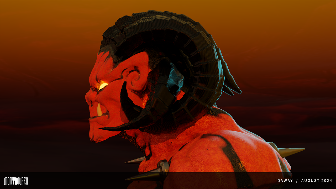 恶魔Monthveen blender练习