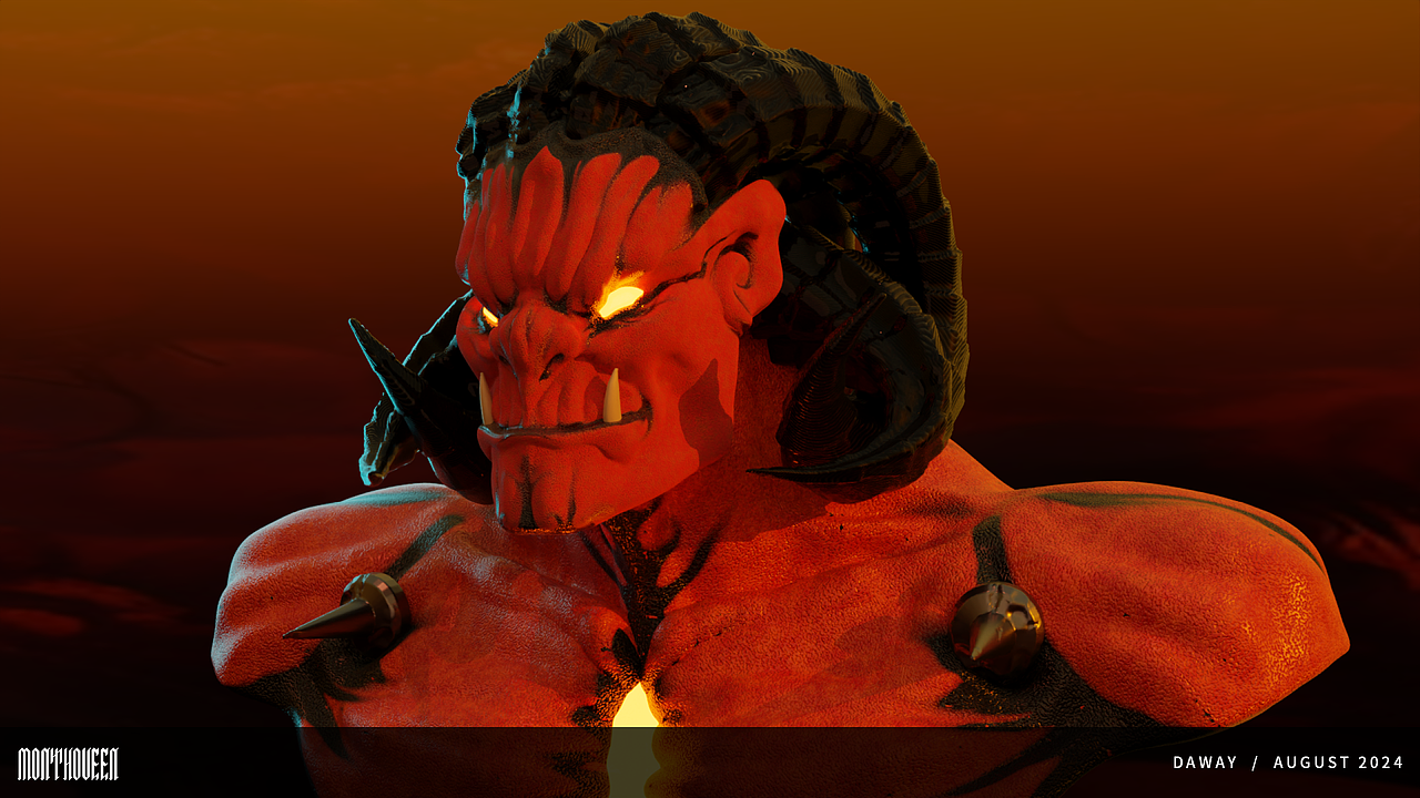 恶魔Monthveen blender练习