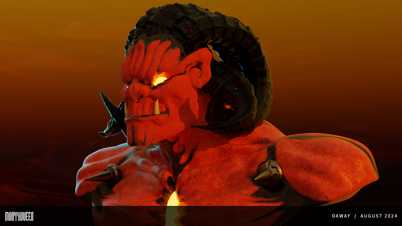 恶魔Monthveen blender练习