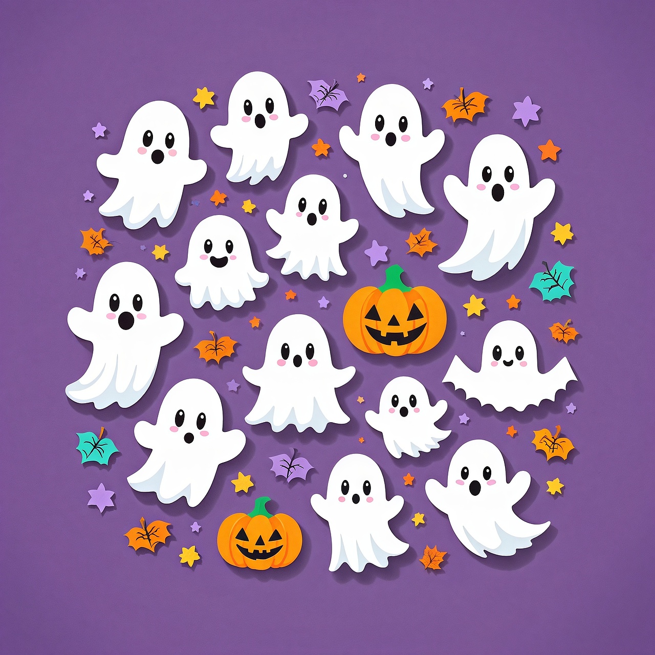 万圣节主题贴纸（图ZMzc5NDg4NzI4） - 图案 - 站酷设计师小鳳QWQ原创素材 - 站酷ZCOOL
