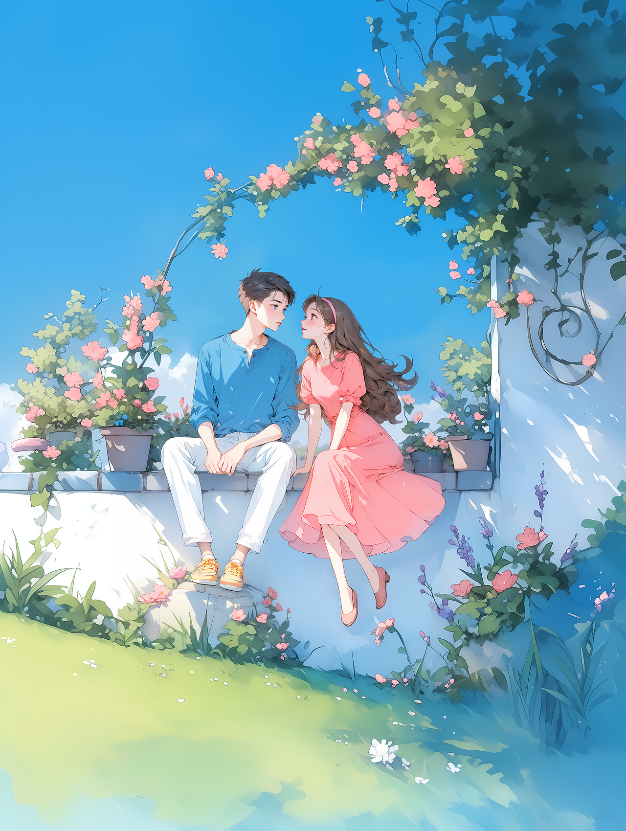 【小说封面插图】-青春爱情