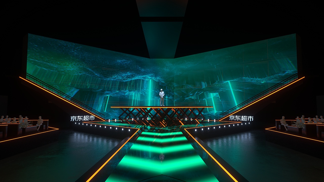 《京东超市99周年星品之夜》舞美设计（图ZMzc5NTEyNTA0） - 舞台美术 - 站酷设计师俞帆工作室原创素材 - 站酷ZCOOL