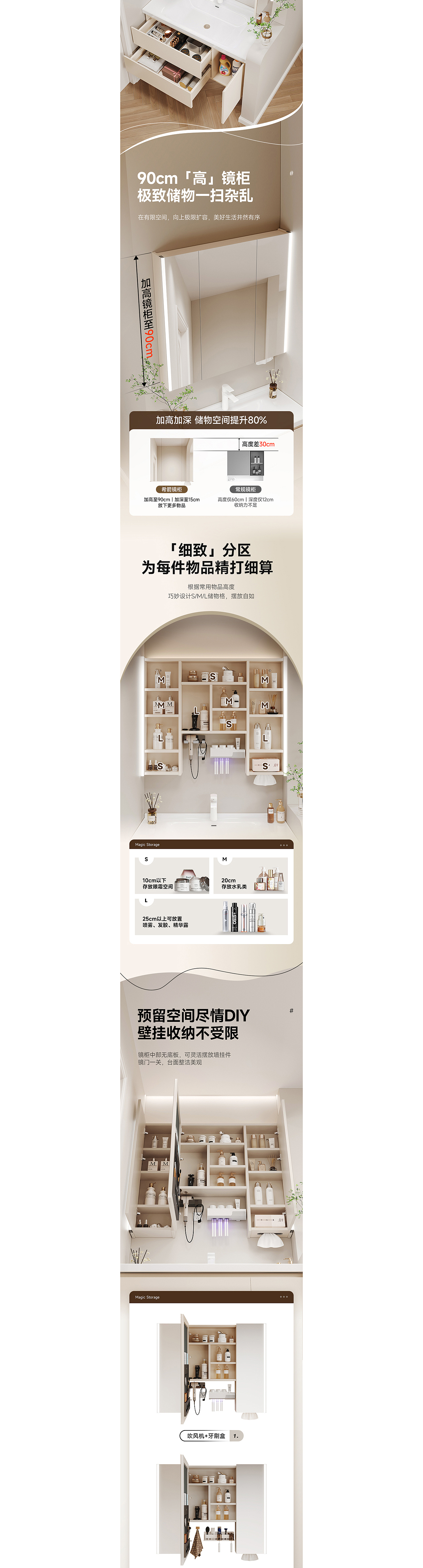 希箭HOROW丨浴室柜详情全案设计