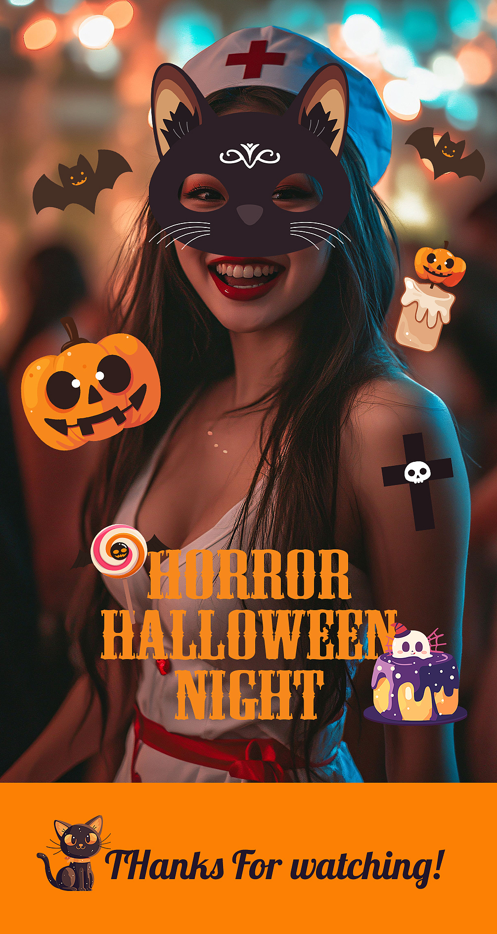 万圣节主题贴纸-HAPPY HALLOWEEN（图ZMzc5NTI1MzA4） - 闪屏/壁纸 - 站酷设计师Rechryya原创素材 - 站酷ZCOOL