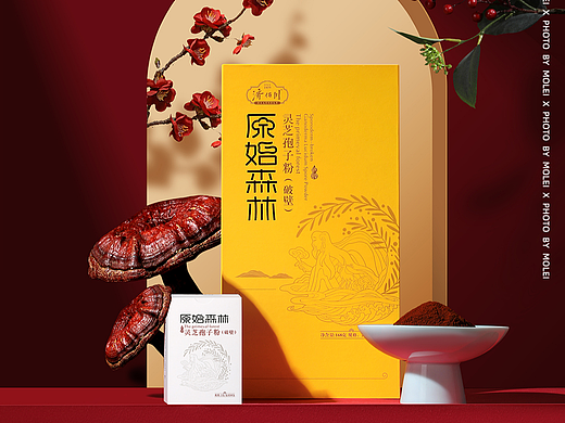 济佰川|灵芝孢子粉|原始森林|新年礼盒|保健品|默雷