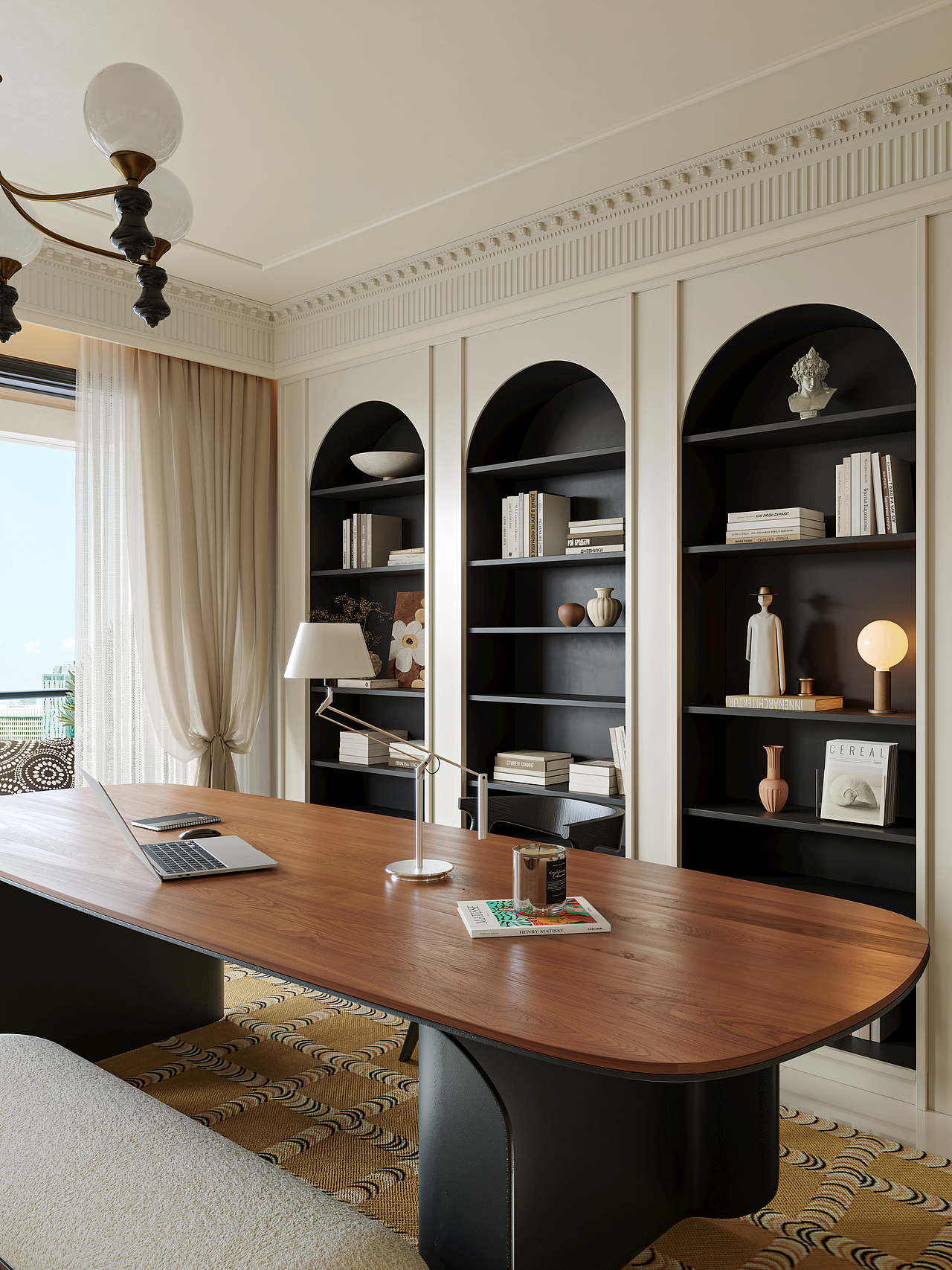 奶油风客餐厅 奶油风客厅