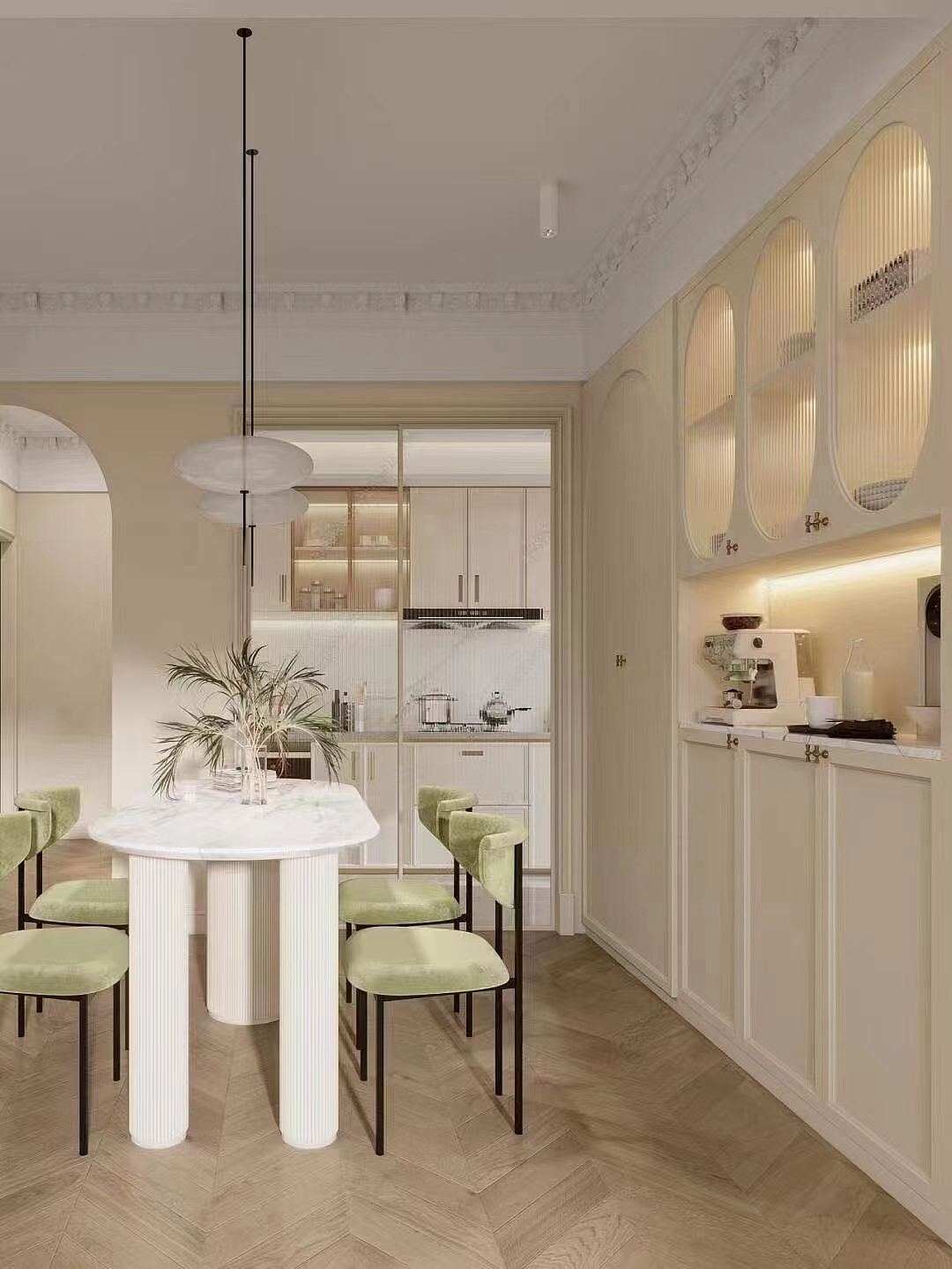 牛油果绿碰撞轻法式~