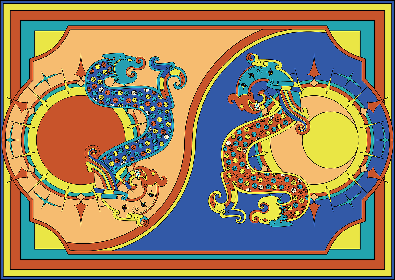 阴阳灵蛇（图ZMzc5NTQyODY0） - 新锐潮流插画 - 站酷设计师初始8023原创素材 - 站酷ZCOOL