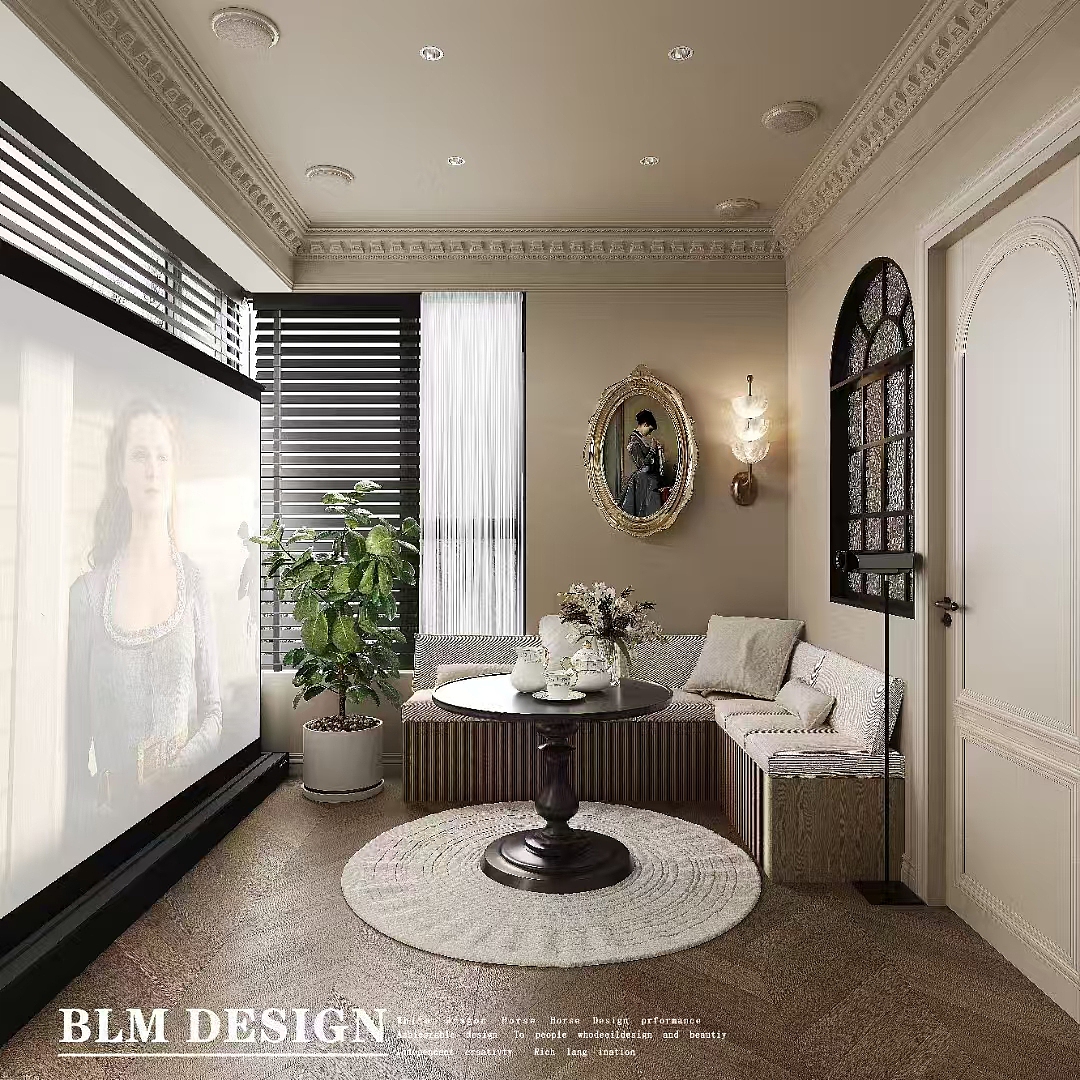 法式中古—白龙马效果图