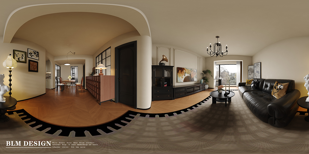 复古风家装设计案例（图ZMzc5NTQ2ODAw） - 家装设计 - 站酷设计师白龙马雅雅原创素材 - 站酷ZCOOL