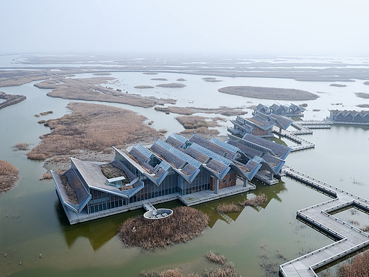 上海崇明东滩湿地科研宣教中心SU模型下载