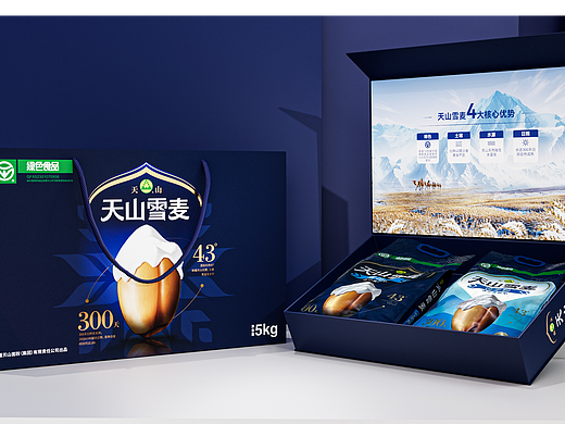 箱盒汇 | 麦子包装设计 | 天山雪麦