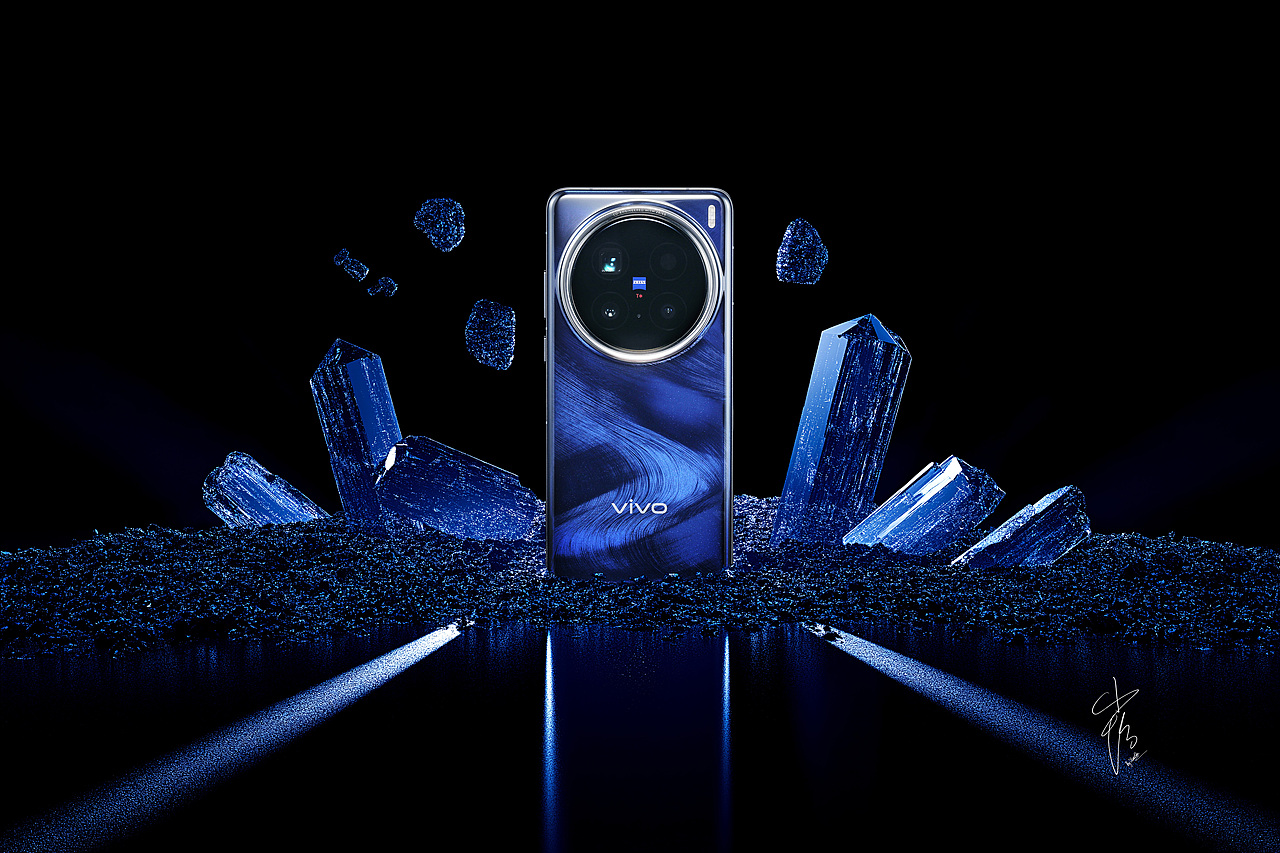 vivo X200 Pro 宝石蓝（图ZMzc5NTU3MDcy） - 产品摄影 - 站酷设计师摄影师小恰原创素材 - 站酷ZCOOL