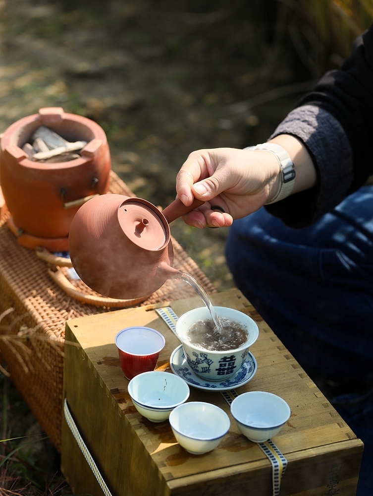 十月获稻,风趣野茶。