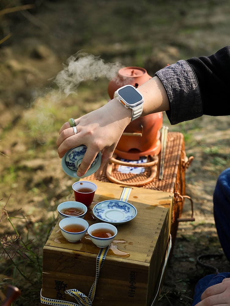 十月获稻,风趣野茶。