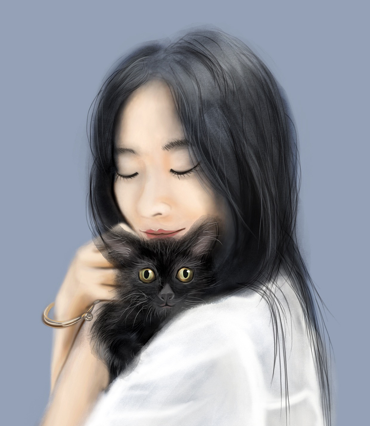 爱猫的人都是帅哥美女!