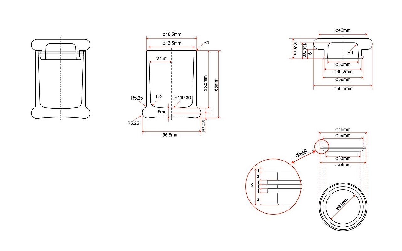 產(chǎn)品尺寸示意圖（圖ZMzc5NTkwMTg4） - 信息圖表 - 站酷設(shè)計(jì)師無(wú)限映畫_原創(chuàng)素材 - 站酷ZCOOL