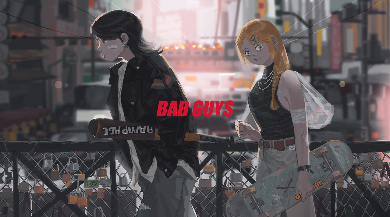 坏孩子们系列图（图ZMzc5NTk0OTUy） - 新锐潮流插画 - 站酷设计师你个痴线原创素材 - 站酷ZCOOL