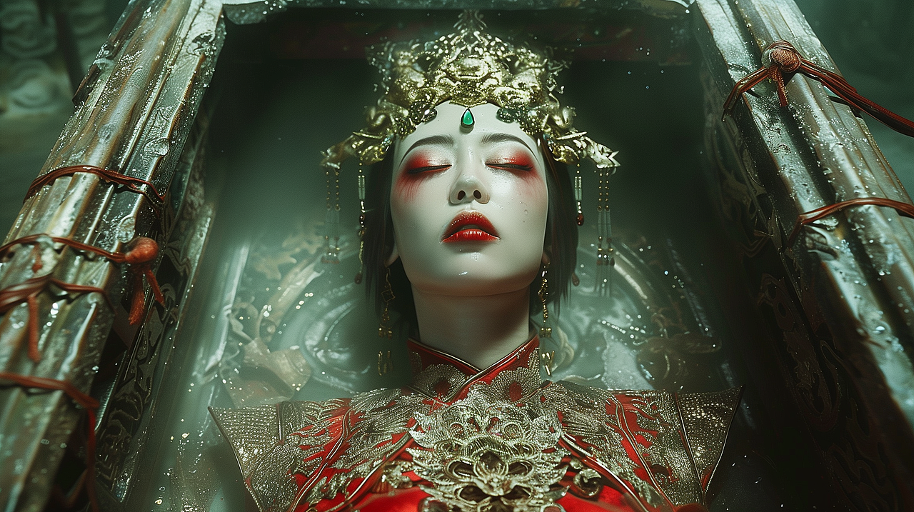 AI版《鬼吹灯之精绝古城》震撼来袭！（图ZMzc5NTk2Njg0） - 短片 - 站酷设计师火山AIGC原创素材 - 站酷ZCOOL