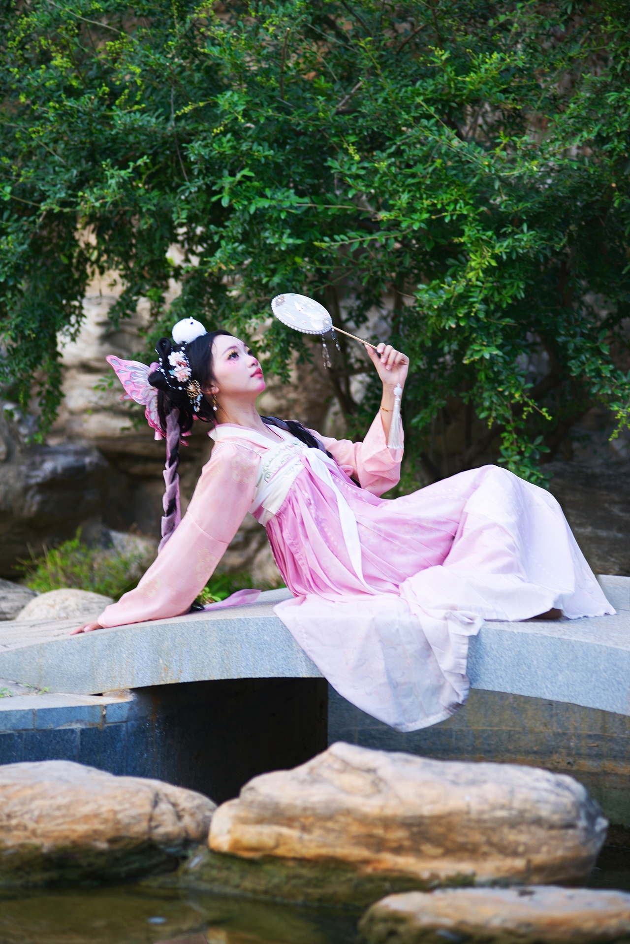 【兴庆宫汉服】西安的夏天适合去有水的公园玩
