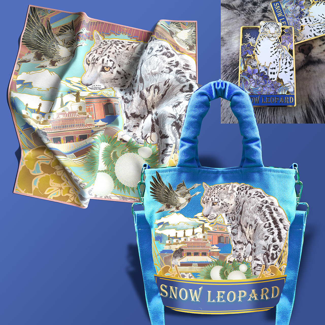 雪豹系列文创产品【你那里下雪了吗?】