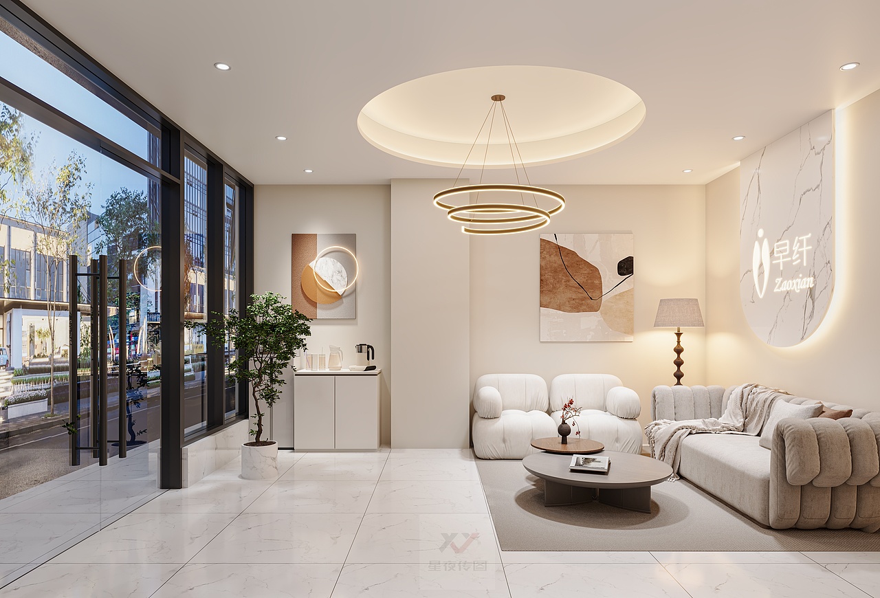 工装-现代简约服装美容店——女孩子要爱自己呀