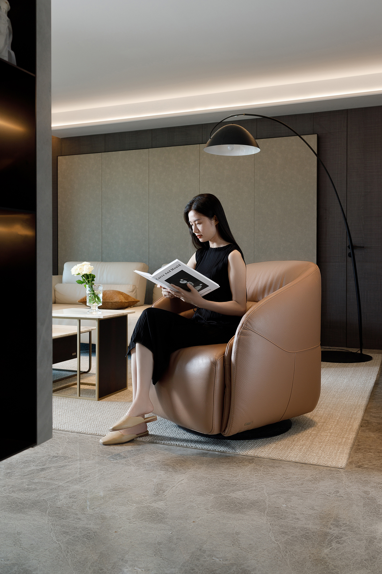 原创松弛感家具摄影 ▏意式客厅沙发