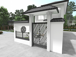 新中式輕徽派36㎡小院