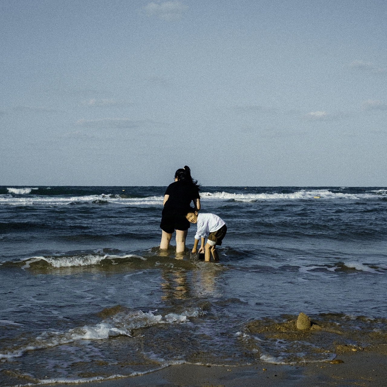 所有的蓝色都在取景器里