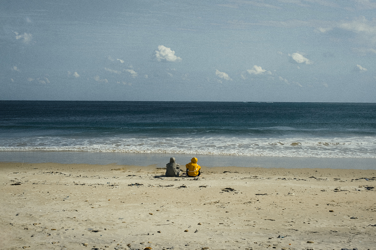 所有的蓝色都在取景器里