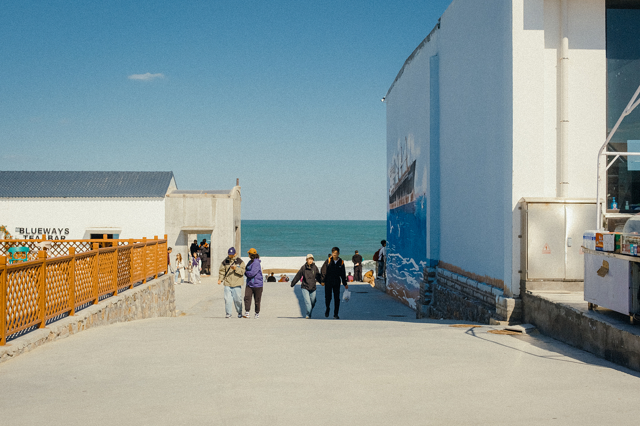 所有的蓝色都在取景器里