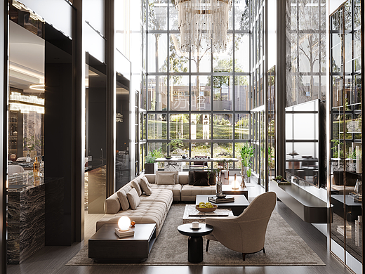 现代别墅|享受生活从好的生活环境开始（个人主页-ZNzA2Njg0NDQ=） - 家装设计 - 站酷设计师Z439482586原创素材 - 站酷ZCOOL