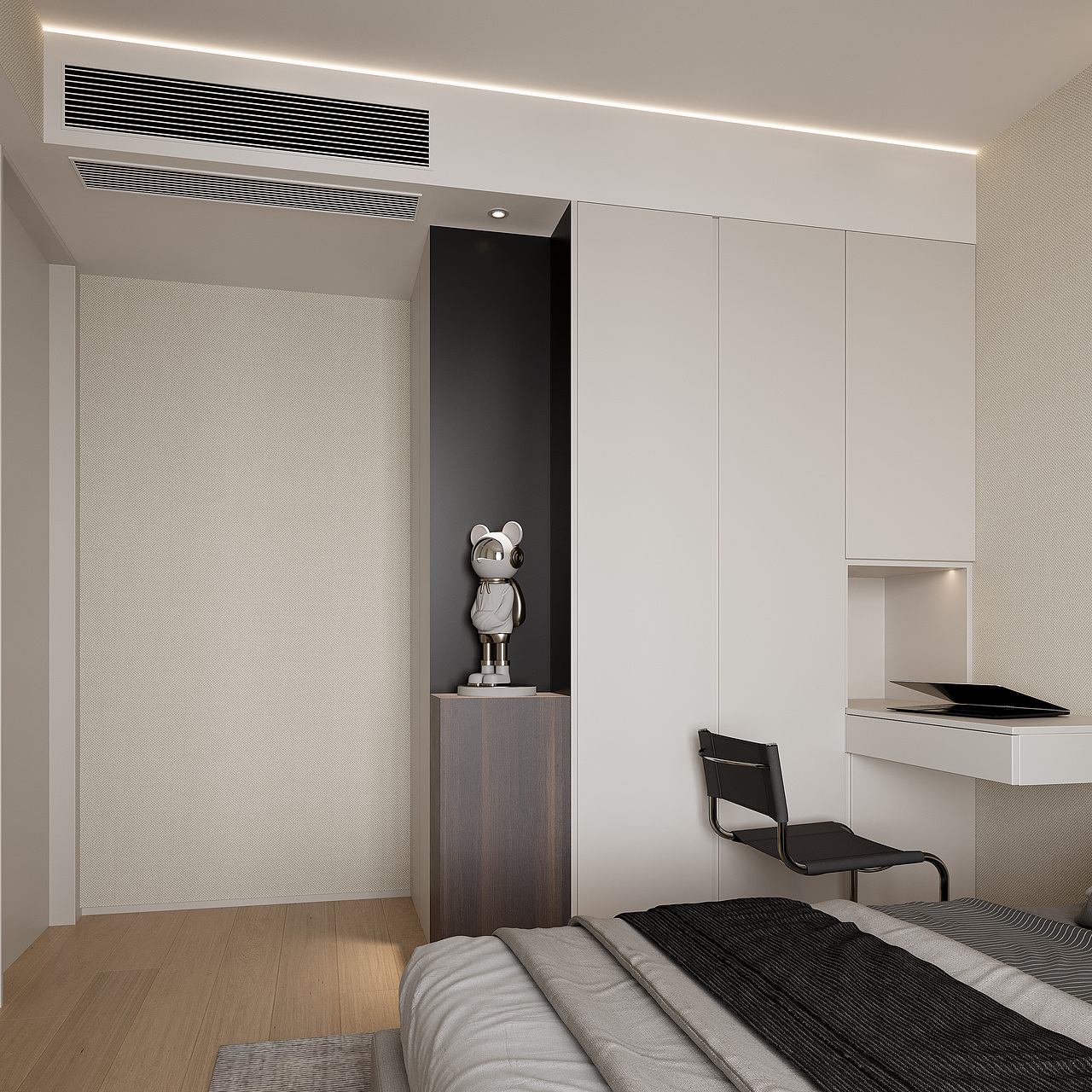 现代黑白灰案例（图ZMzc5NjIxMzky） - 家装设计 - 站酷设计师白龙马效果图杨芸原创素材 - 站酷ZCOOL