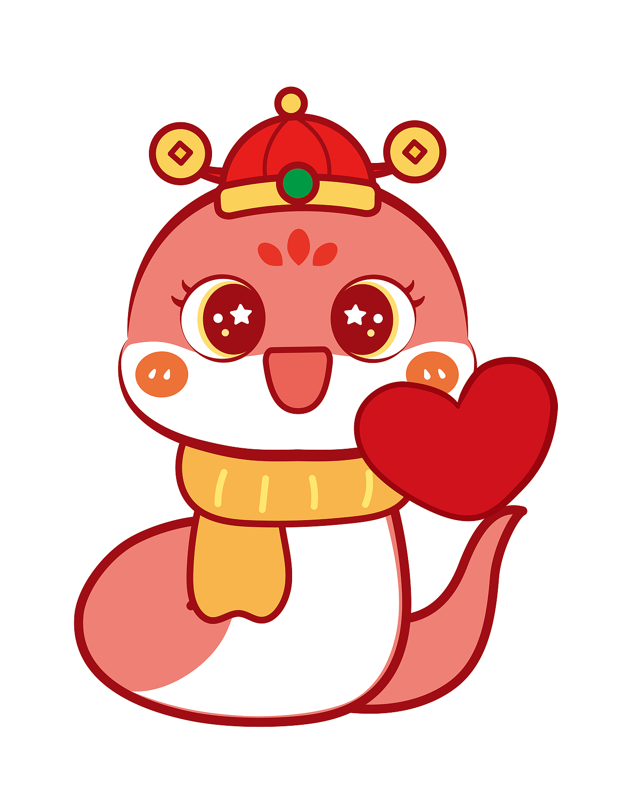 蛇宝宝IP卡通形象设计蛇年插画表情包卡通发财（图ZMzc5NjMwMTY0） - 商业插画 - 站酷设计师阿茹生肖IP原创素材 - 站酷ZCOOL