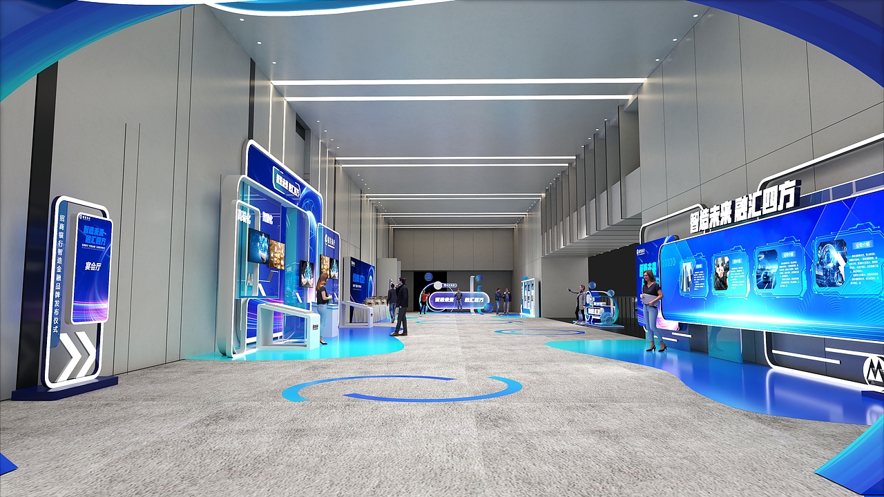 招商銀行“智造金融”品牌發(fā)布會（圖ZMzc5NjMwNTg0） - 場景 - 站酷設(shè)計師SHDOG原創(chuàng)素材 - 站酷ZCOOL