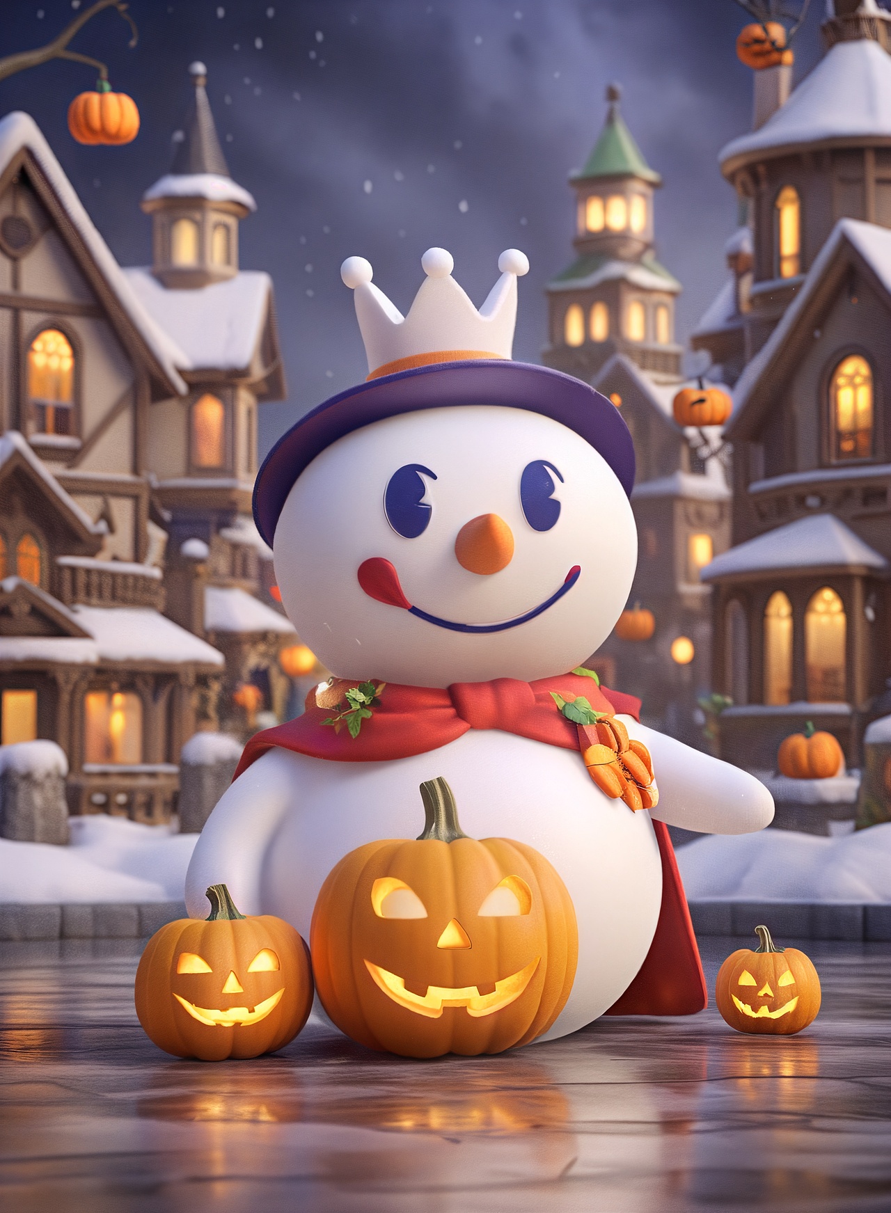 蜜雪冰城-万圣节搞怪（图ZMzc5NjMxMDQ0） - AI作品 - 站酷设计师小鳳QWQ原创素材 - 站酷ZCOOL