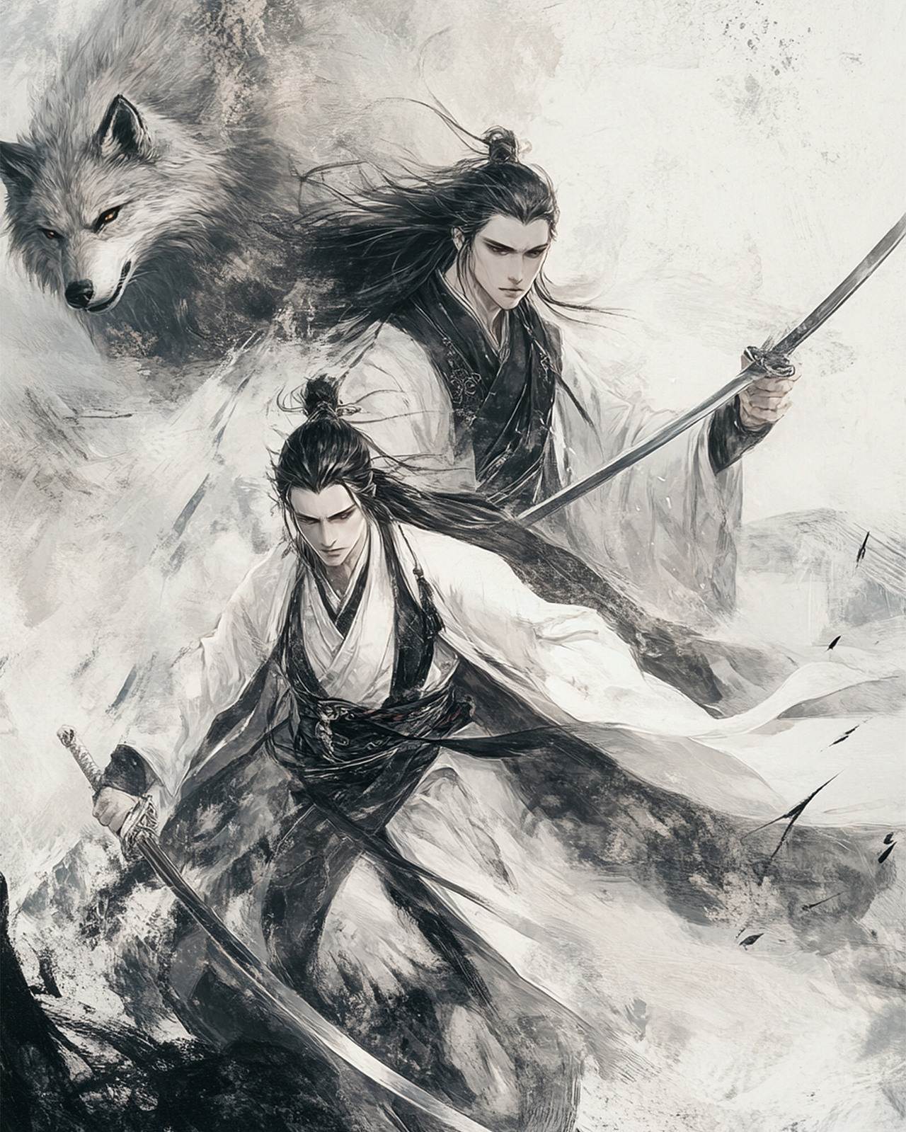 《征鸿雁》（图ZMzc5NjM2MzI4） - AI作品 - 站酷设计师FFSweety原创素材 - 站酷ZCOOL