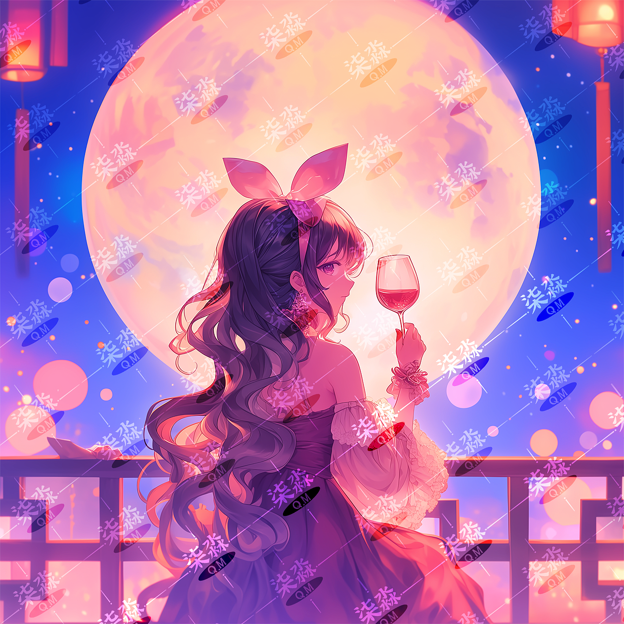 国风插画-中秋主题