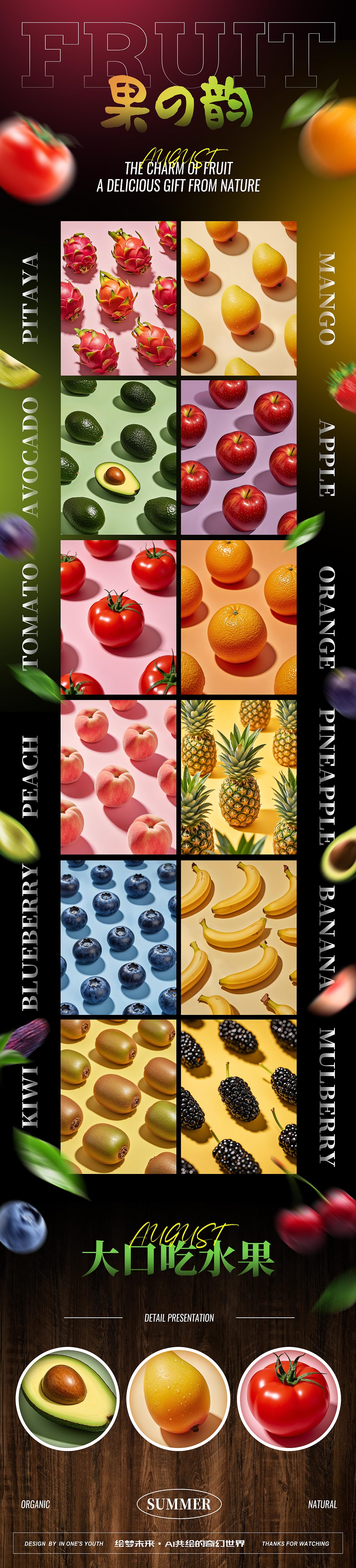 “当水果遇见Ai”《果の韵》（图ZMzc5NjQ3Mjcy） - 其他平面 - 站酷设计师水漾年华原创素材 - 站酷ZCOOL