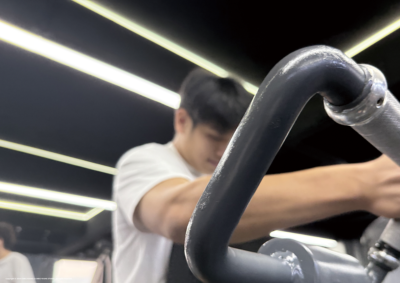 开业后，在训练中的KELVIN THAM DE JIAN | ©CHRIS YOUNG