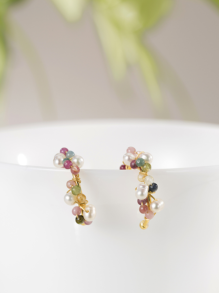 若在江南-碧玺耳环