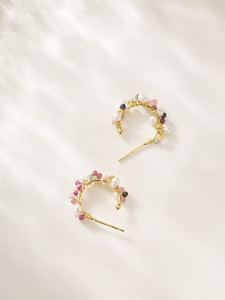 若在江南-碧玺耳环