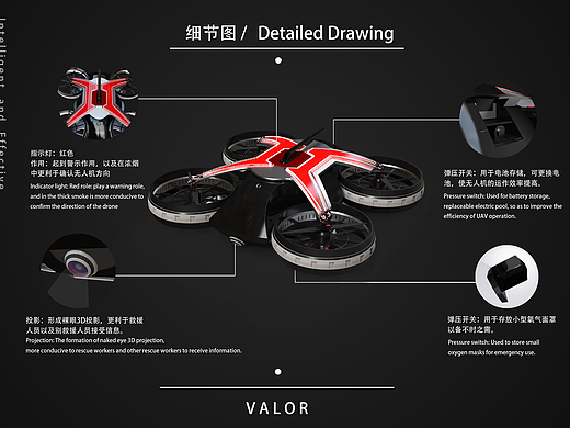 valor 消防无人机概念设计