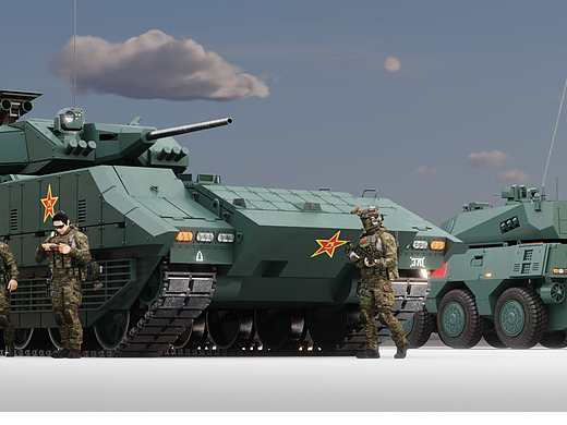 VN20重型步戰(zhàn)車3D打印文件（個人主頁-ZNzA2NzMyNjA=） - 機(jī)械/交通 - 站酷設(shè)計師blackblood原創(chuàng)素材 - 站酷ZCOOL