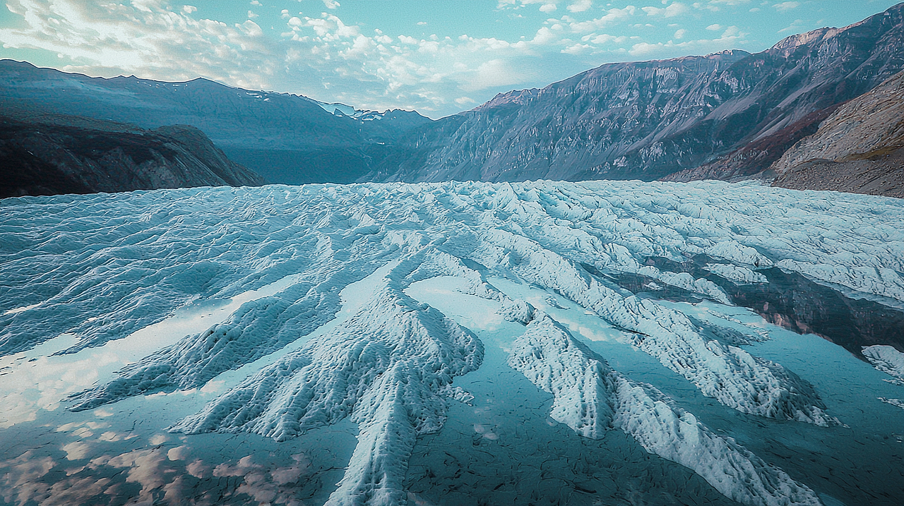 冰川入海:自然之力的壮丽展现