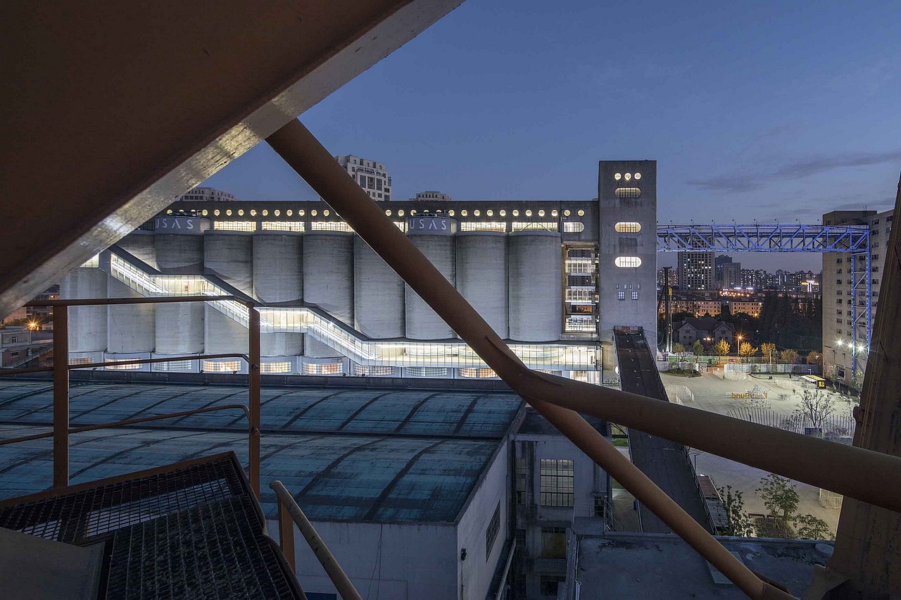 上海八万吨筒仓改造SU模型下载