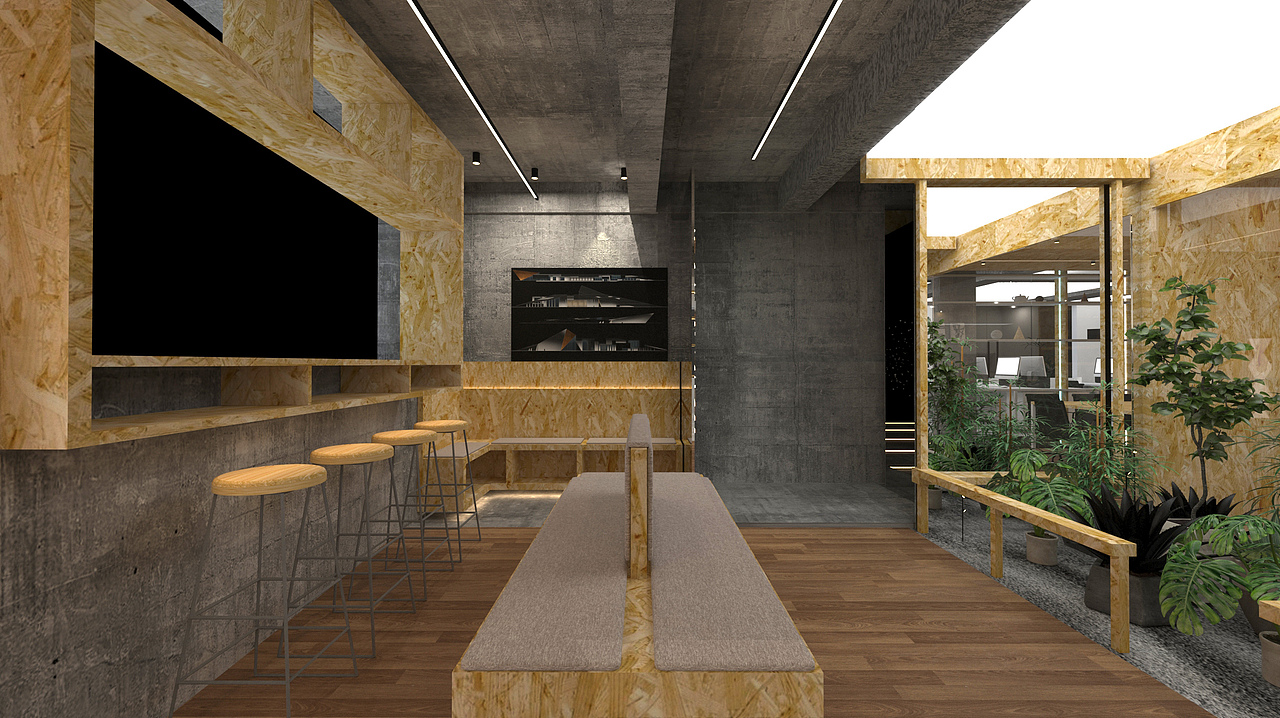 工装设计/办公空间设计/工业风办公空间